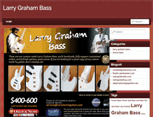 Tablet Screenshot of larrygrahambass.com